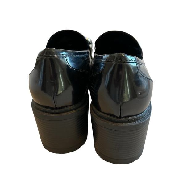 Guess chunky black loafers in size 9 like new condition. - Picture 3 of 10